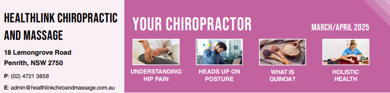 March newsletter healthlink chiropractor penrith