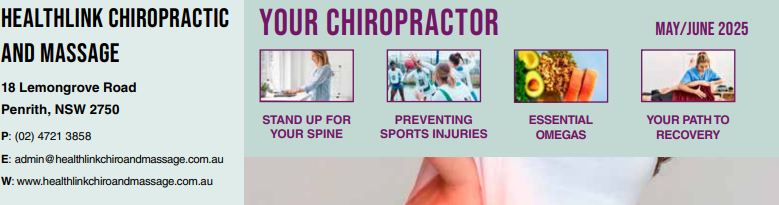 May Newsletter chiropractic Penrith