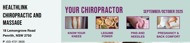 September Healthlink Chiropractic Newsletter