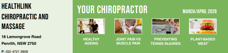 Healthlink Chiropractic March Newsletter