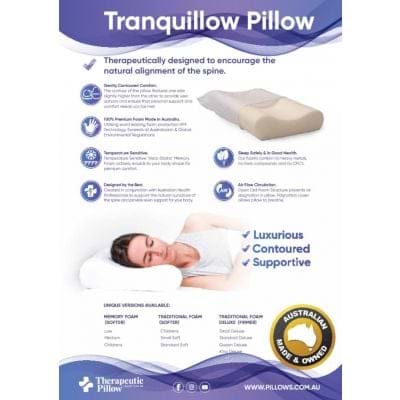Tranquillow Pillow, Contoured neck pillow